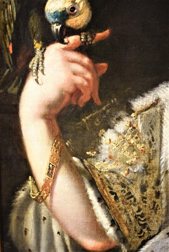 Antiquités - &quot;Allegory of Touch&quot; Abraham Janssen II, The Younger (1616 -1649)